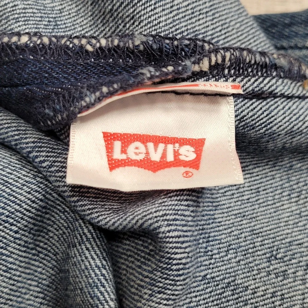Levi's Premium 501 Original Fit XX Jeans Mens 35x32 Big E Medium Wash Button Fly